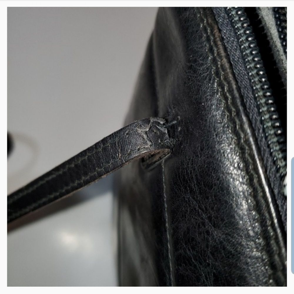Vintage Furla Crossbody Bag Genuine Leather - Picture 7 of 8